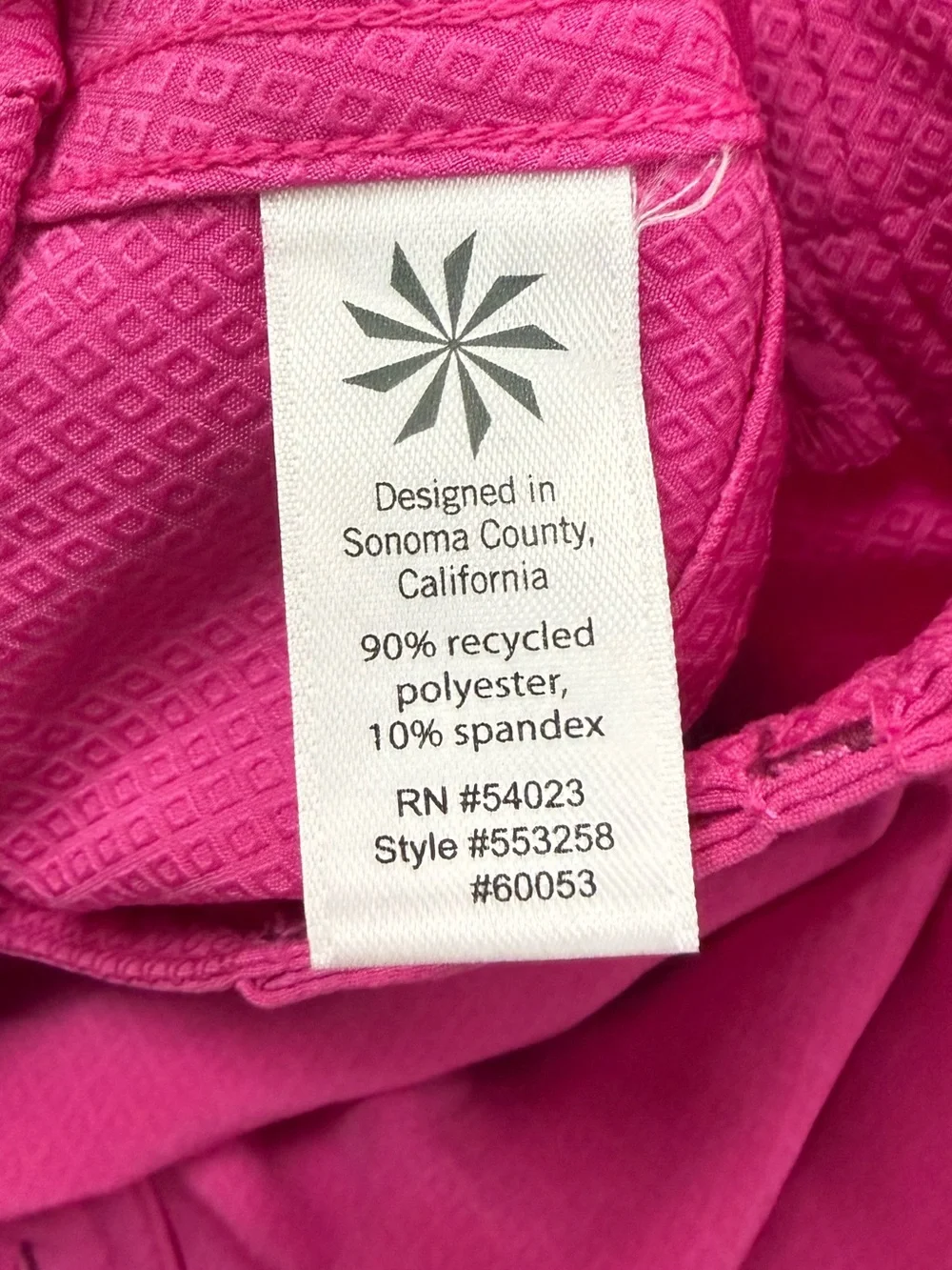 Athleta Pink Fuchsia Board Shorts Size 6 Lace Up Cargo Swim Surf 6” Inseam